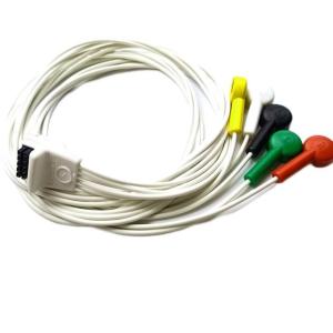 Wholesale Mortara H3 Holter Cable Mortara 9293-036-51 H3+ 5 Lead Patient Cable from china suppliers