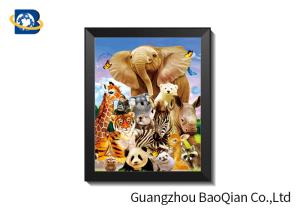 Wholesale Customized Christmas 3D Lenticular Pictures / Flip Effect Printed 3D Animals Photos from china suppliers
