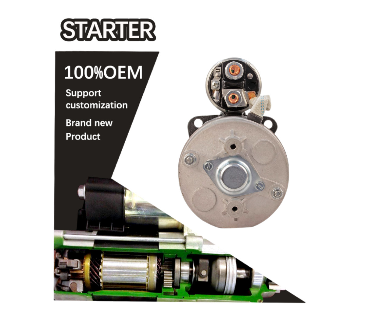12V 10T CW STARTER CAER C4.4 0001369003. 7T7139, CT7T7139. 7T-7139