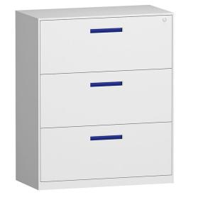 Wholesale 3 Drawer Vertical Metal File Cabinet Cold Rolling Steel Plate For Office from china suppliers