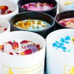 Birthdays Weddings Glass Jar Scented Soy Wax Candles With Healing Crystal