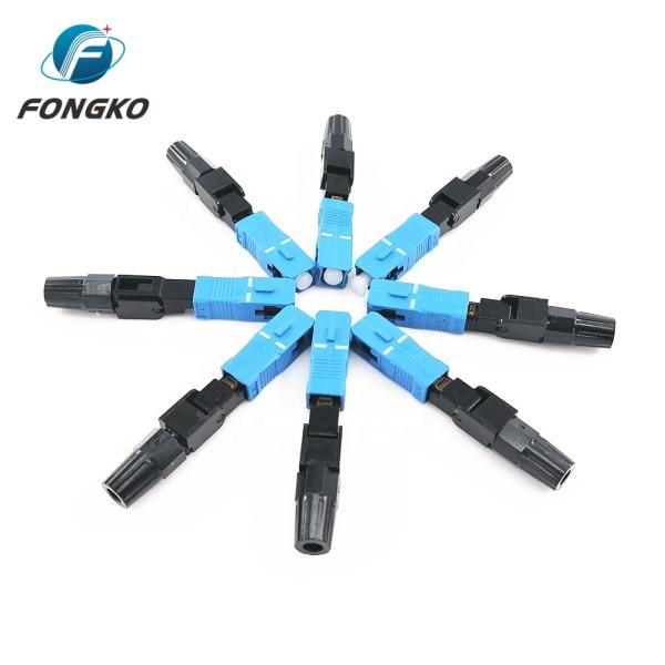 55mm UPC Fast Optical SM Fiber Connector SX Core SC/UPC