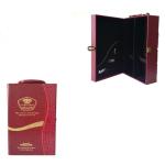 Practical Mdf Wooden Wine Gift Box Attractive Design Customizable Wine Box For 2