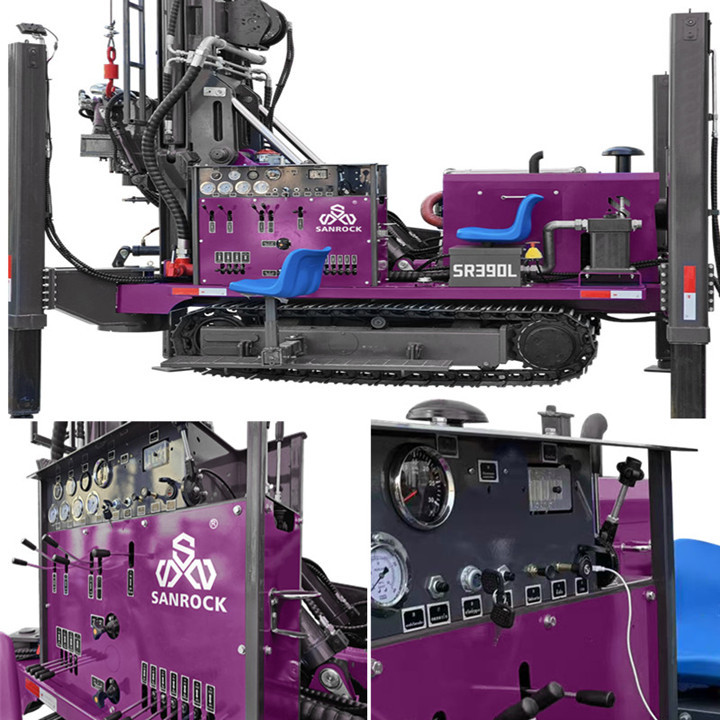 390m 500m Water Drilling Rig Crawler Water Well Drill Machine With Yuchai Engine