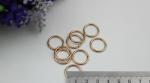 Super cheap bag making accessories light gold small metal wire iron buckles