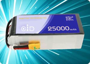 Wholesale Lithium Polymer Drone Battery 300 Cycles 25000mAh Battery 90A Discharge Current from china suppliers