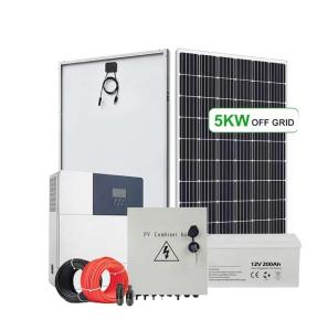 Wholesale High Efficiency 51.2Vdc Off Grid Solar System Kit For Myanmar Market from china suppliers