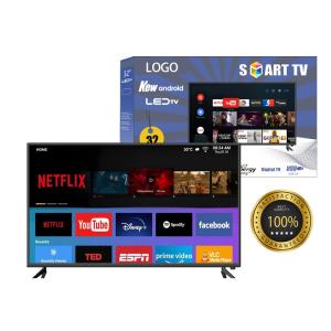 Wholesale Television 4k Smart Tv 32 43 50 55 65 Inch Frameless Flat Screen Android Led Tv Webos Televisions from china suppliers