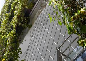 Wholesale 80mm*80mm Stainless Steel Rope Mesh Handmade 316L Garden Netting For Climbing Plants from china suppliers