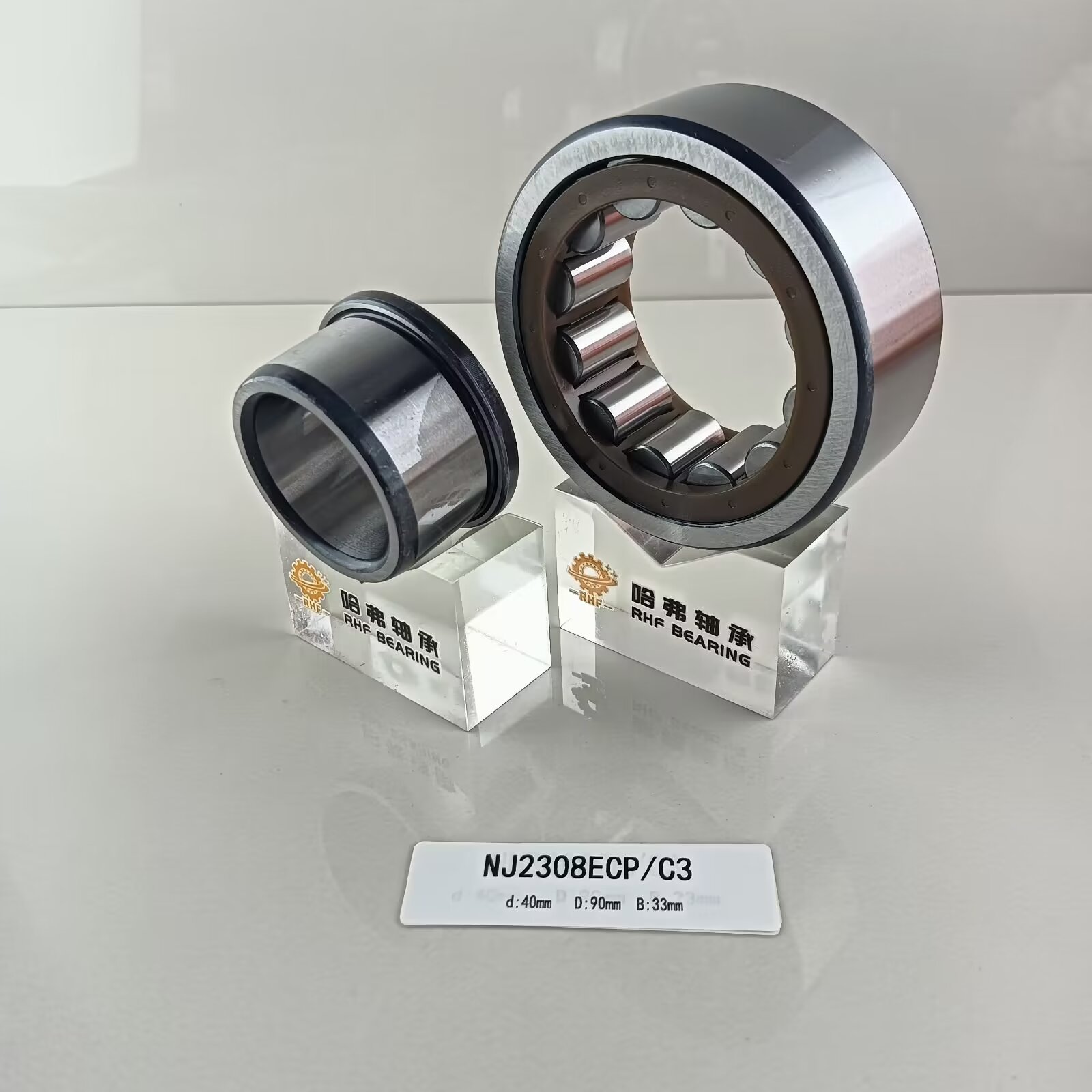 40*90*33mm NU/NJ/NF2308ECP Cylindrical Roller Bearing for Construction Machinery