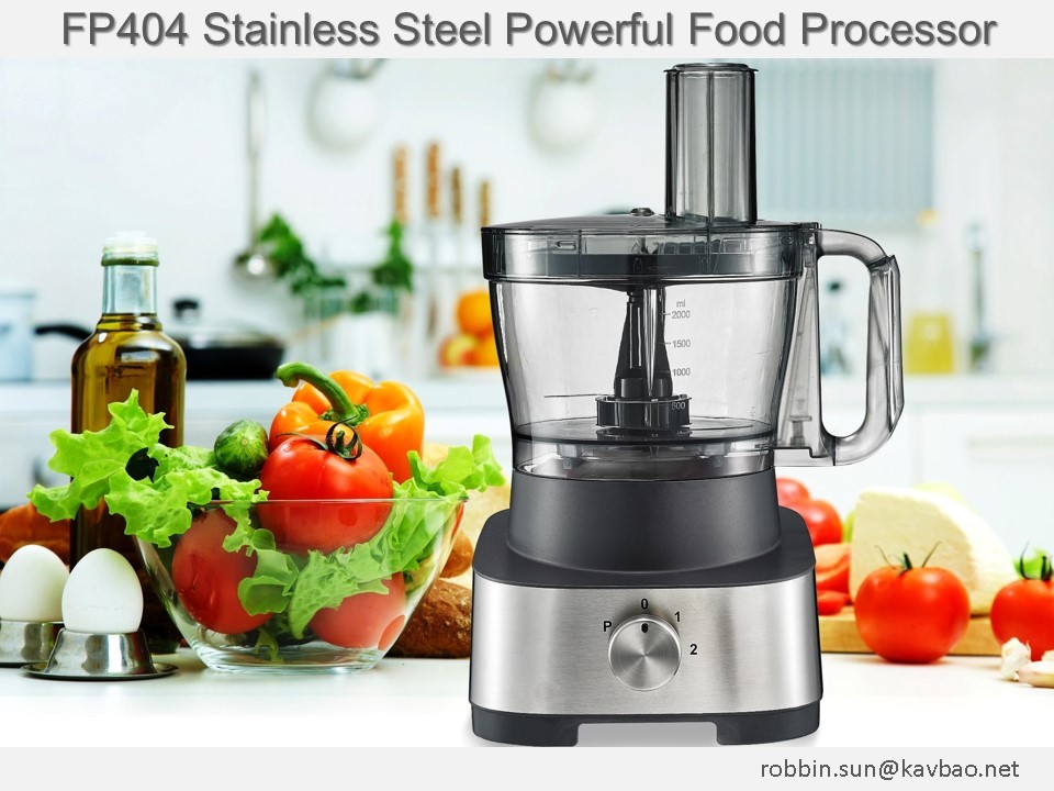 Food Preparation Stainless Steel Food Processor 1000W XL Bowl