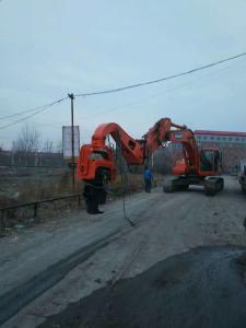Wholesale Vh250 Excavator Mounted Vibratory Hammers for sheet piles, H beams, concrete piles, wooden piles from china suppliers