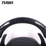 G20 G38 G28 G30 BMW Carbon Fiber Car Steering Wheel Black Perforated Leather LED