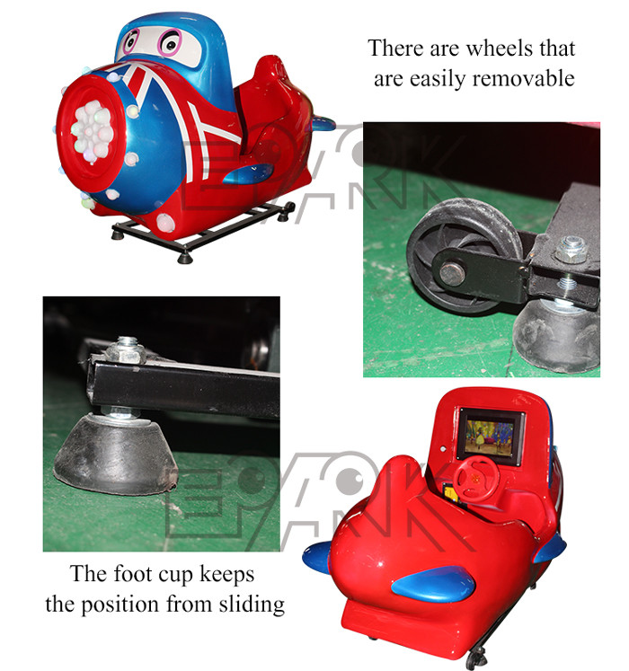Miami Animal Coin Operated Kiddie Rides Mini Swing Machines For Funfair