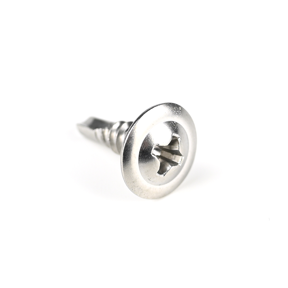 Phillips Wafer Head Self Drilling Screws Stainless Steel 410 M4.2x13mm GB Standard