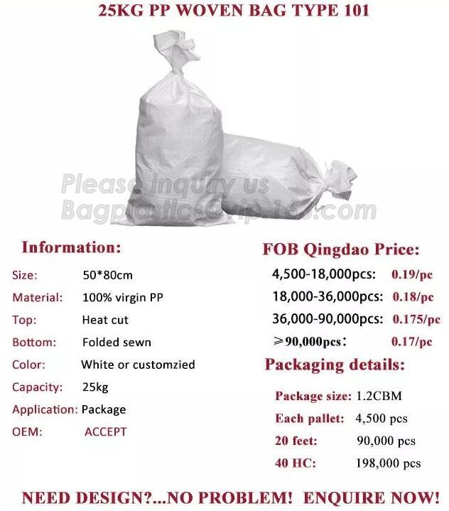 20kg pp woven laminated white LDPE/HDPE inner Paper kraft single line bottom pp woven bag,Kraft Paper Three Composite Ne