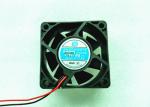 6000rpm DC Axial Fans 12V DC Motor Impedence Protected With 2 Pin Lead Wire