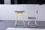 HDPE Not Ajustable Single Student Desk And Chair Set Color Customed