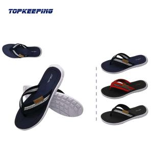 Wholesale Flat Black Mens Sports Slippers Footwear With Arch from china suppliers