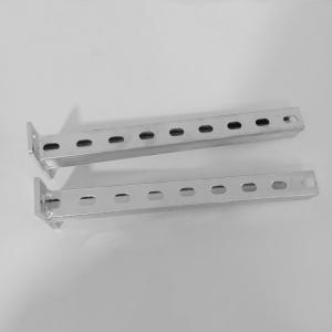 Wholesale ASME ASTM Pregalvanized Unistrut Steel Plate Brackets 0.1mm Strut Cantilever Bracket from china suppliers