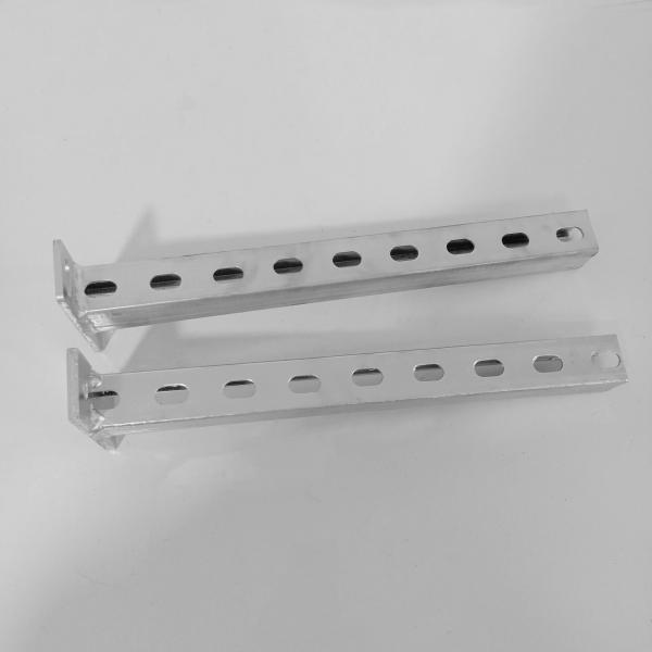 ASME ASTM Pregalvanized Unistrut Steel Plate Brackets 0.1mm Strut Cantilever
