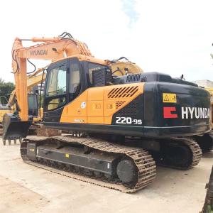 Wholesale Used R220-9 Excavator Hyundai Hydraulic Crawler Digger Good Condition Second Hand Hyundai Digger from china suppliers
