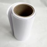 Coated Cloth 80G White Glassine Liner Blank Adhesive Labels With Hot Melt Glue