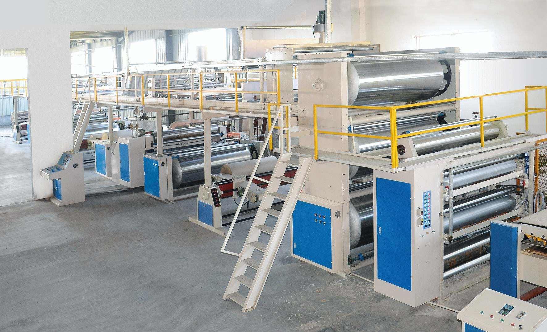 Corrugated Cardboard Production Line LUM-A/B/C High Sped 3/5/7ply Cardboard Production Layer