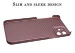 Red Color Carbon Aramid Fiber Phone Case For iPhone 12