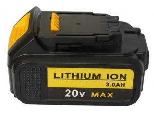 Wholesale Portable Dcb180 Dewalt Power Tool Battery 20V 3000mAh For Cordless Drill from china suppliers