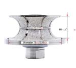 Metal Powder Diamond 98mm F30 Stone Grinding Profiling Wheel Router Bit