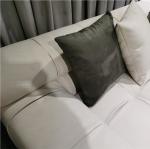 Tufted Button Fabric Living Room Sectional Couch White Sofa Loveseat Furniture