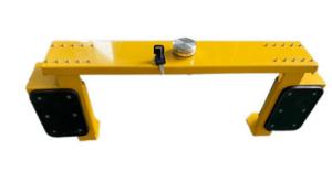 Wholesale Traffic Yellow Anti Sliding Trailer Wheel Clamp from china suppliers