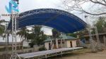 Outdoor Arch On Stage Lighting Truss , Display Decoration Aluminum Box Truss