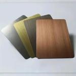 Custom 304 316 Stainless Steel Sheet Embossed Color Plates Ready Stock