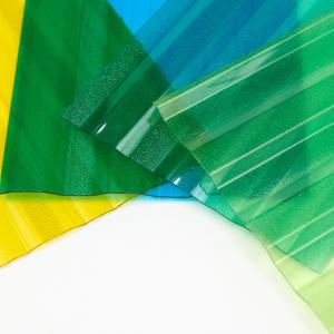 Wholesale Embossed Polycarbonate Board Roof Material UV Coated Blue from china suppliers