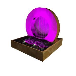 Wholesale Durable Weathering Steel Water Fountain Customizable Landscape For Home from china suppliers