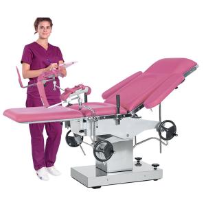 Wholesale Manual Obstetric Delivery Bed Multifunction Adjustable Gynecology Operation Table A105 Stainless Steel from china suppliers
