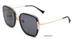 TAC Square Ladies Polarized Sunglasses 76016 Metal Frames