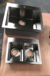 Polished SS316 Single Bowl Kitchen Sink Hospital Top Mounted Installed