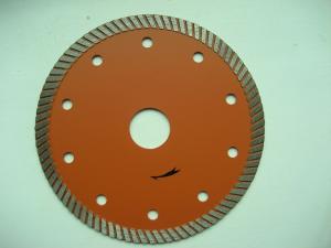Wholesale Orange 9 Inch Narrow Turbo Rim Diamond Blade Granite Cutting High Speed from china suppliers