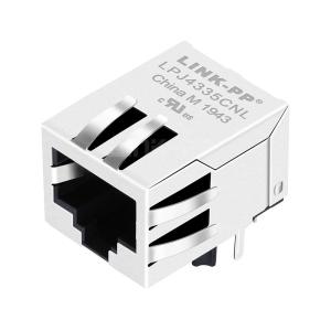 Wholesale LPJ4335CNL 10/100 Base-T PoE RJ45 Female Connector Tab Down Single Port Without Led from china suppliers