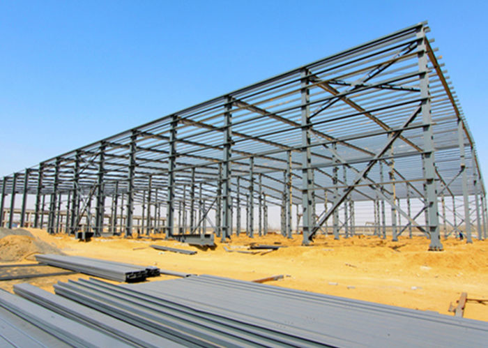 Custom Design Prefab Steel Metal Frame Lightweight Warehouse