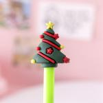 Christmas Creative Gel Ink Pen 0.5mm Santa Claus Snowman Tree Black Gel Ink Pen