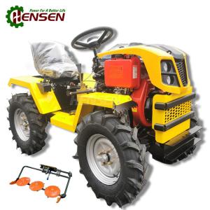 Wholesale 12HP-18HP Mini Tractor 4 Wheel Drive Small Diesel Lawn Tractor from china suppliers