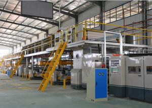 Wholesale 60-150 M / Min Speed Corrugated Cardboard Machine Production Line 1 Year Warranty from china suppliers