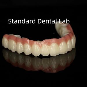 Wholesale Esthetic Monolithic Porcelain Zirconia Crown Full Arch Translucency from china suppliers