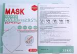 High Efficiency Filtration KN95 Disposable Face Mask / FFP2 Respirator Facial