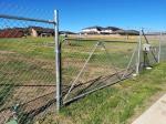 Galvanized Steel 6 X 50 Feet Chain Link Fence Fabric 12.5-AW Gauge
