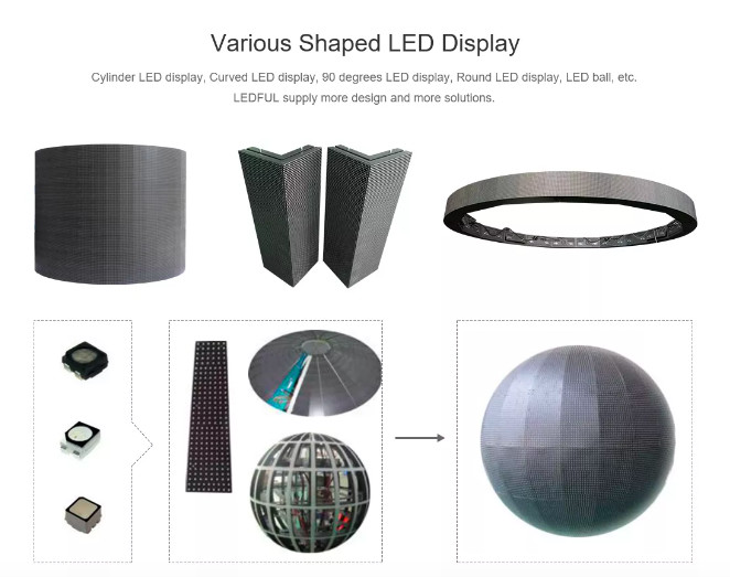Longvision Portable Indoor Led Signage Display Screen For Advertising 900nits